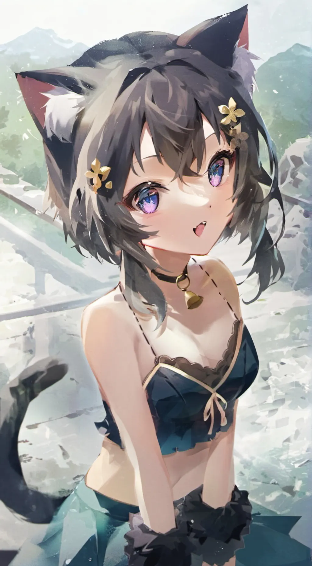 ai character: kitty background