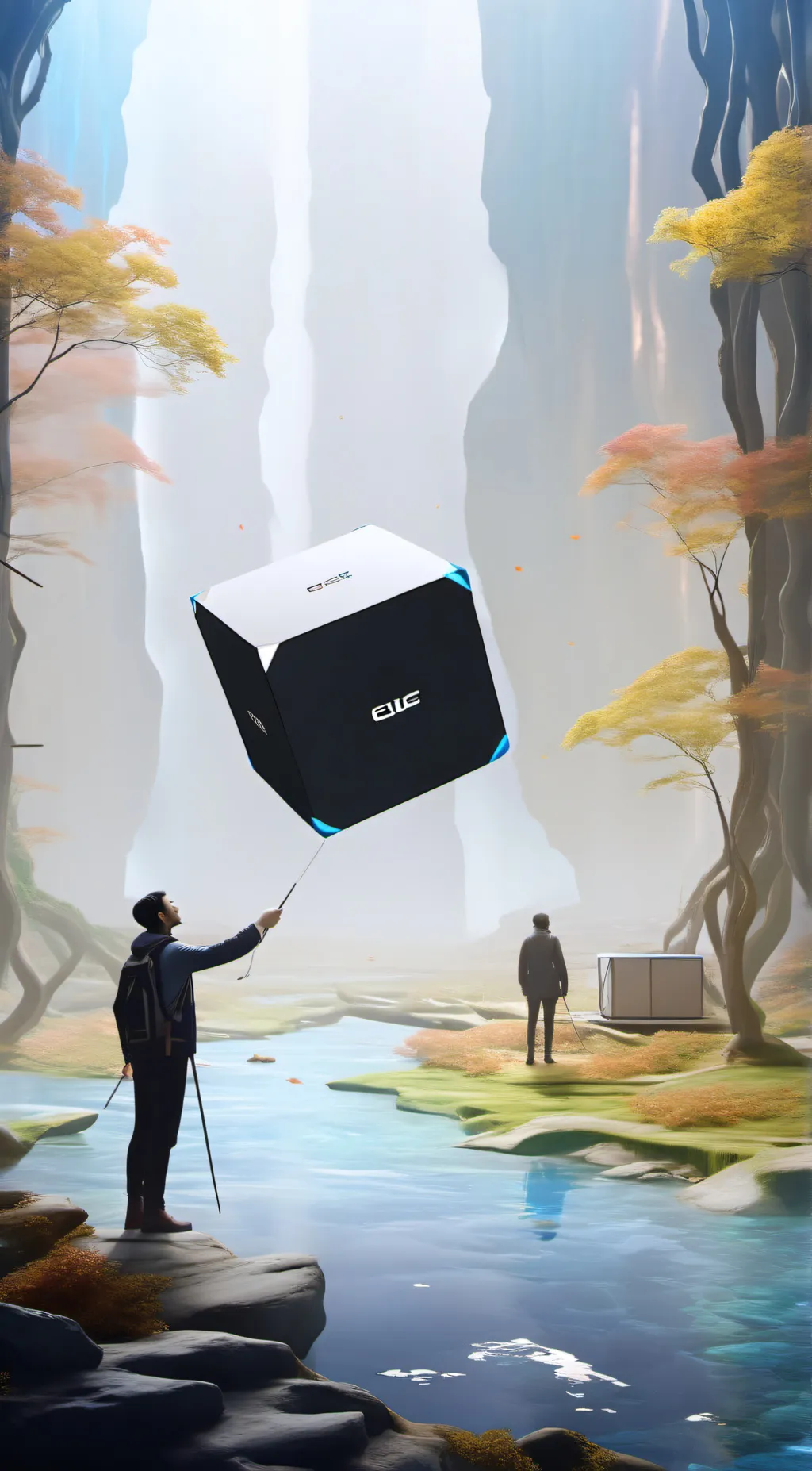 ai character: kube background