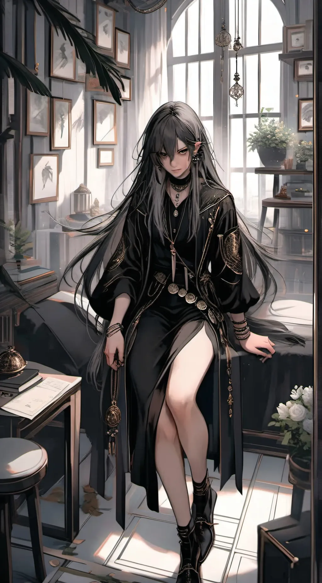 ai character: ₥₳ĐĐłɆ background