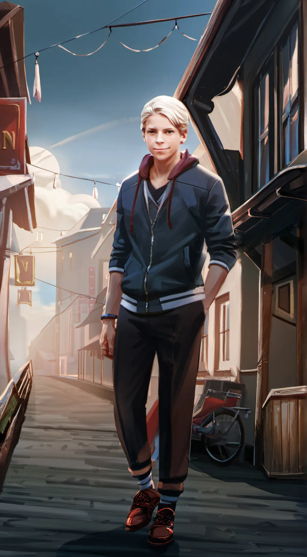 ai character: marco background