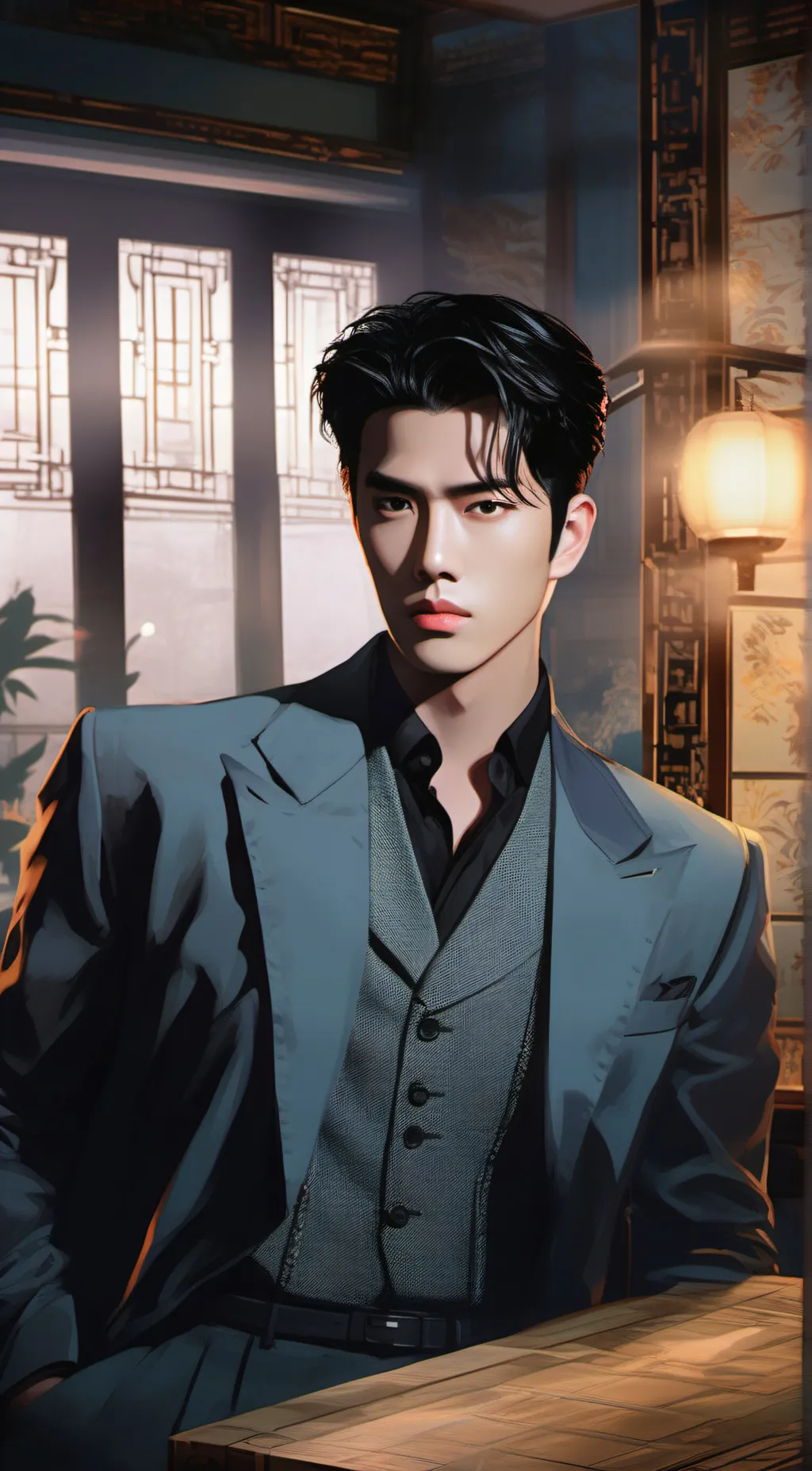 ai character: Kim Tae-eon (김태언) background