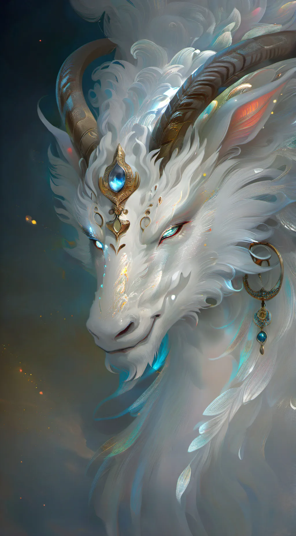 ai character: Dragon background