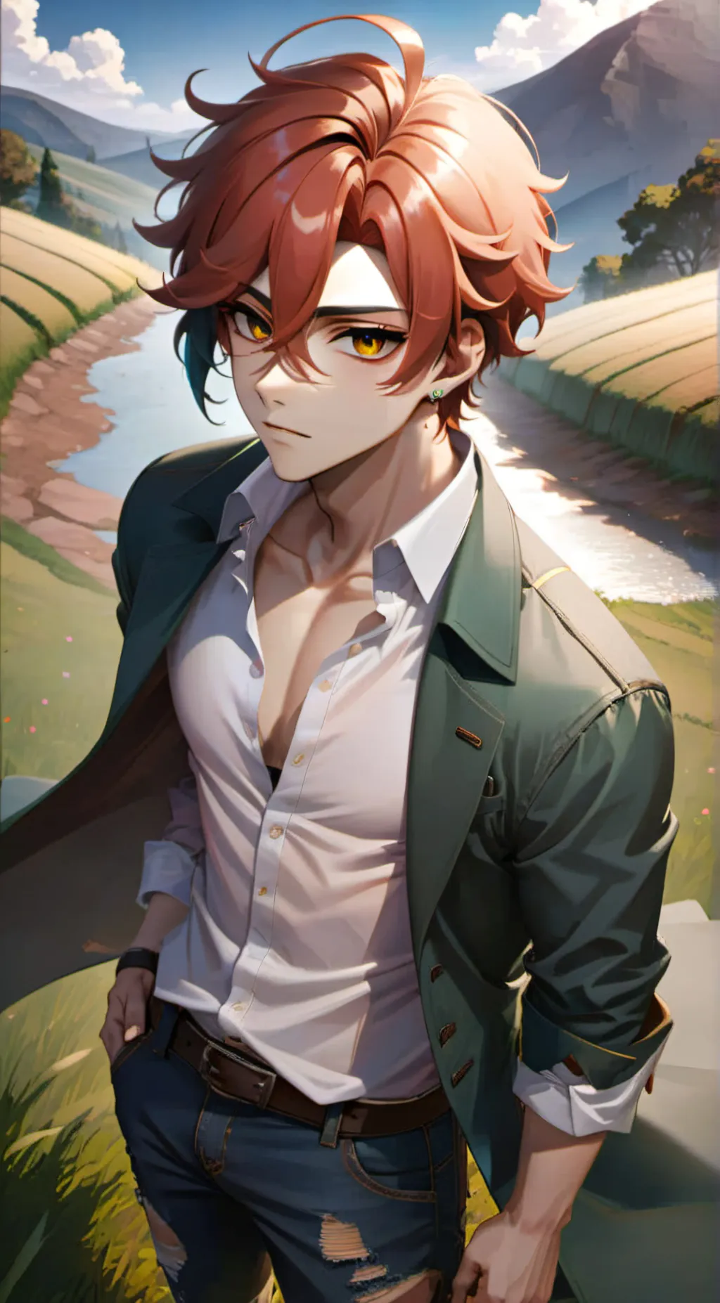 ai character: ❤️Jay🤍 background