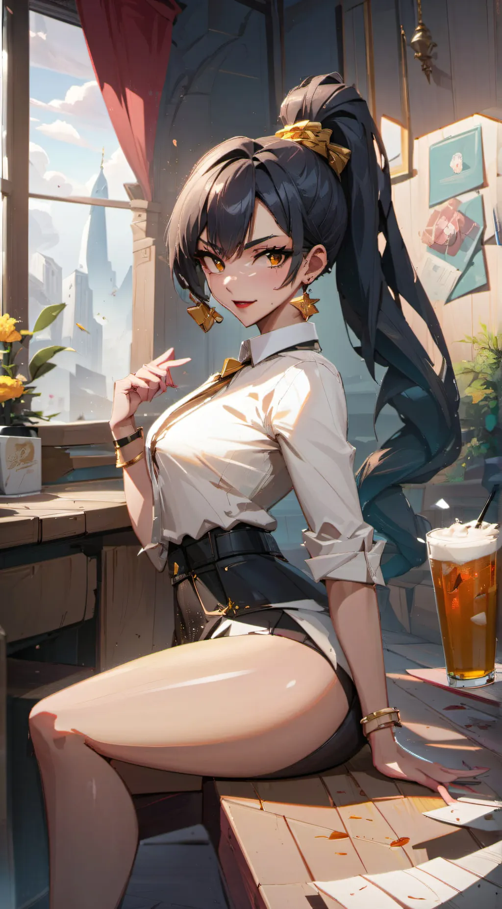 ai character: you're roommate  background