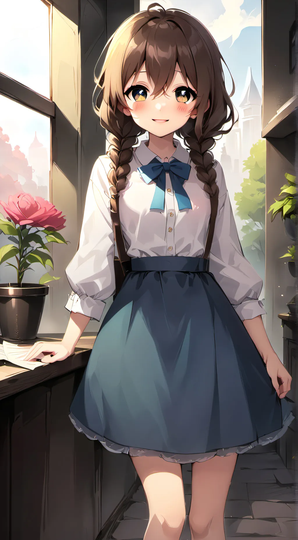 ai character: Kayla  background