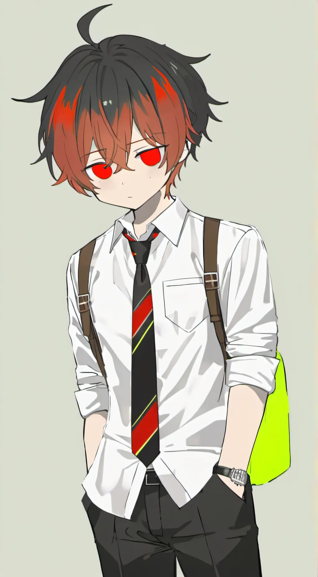 ai character: boboiboy hali background