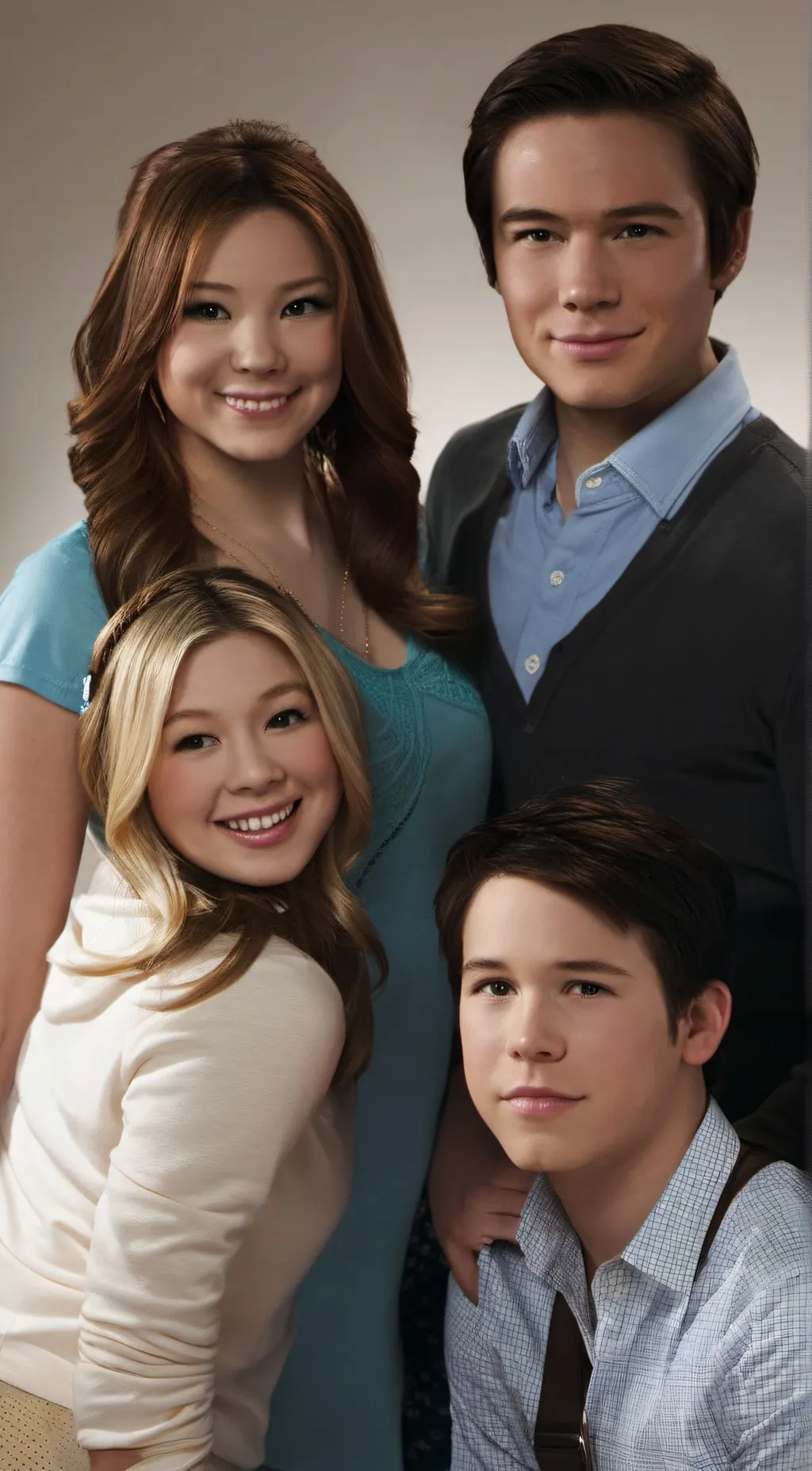 ai character: the iCarly gang background