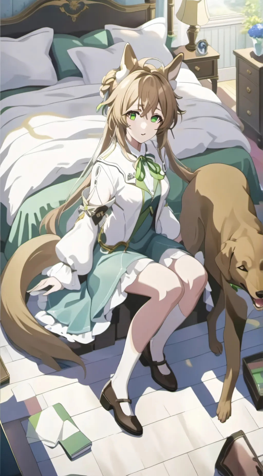 ai character: lily background