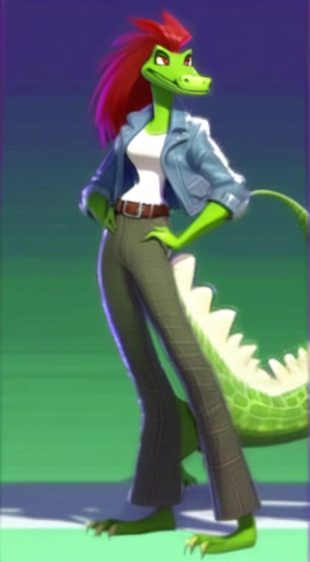 ai character: Zoe  background