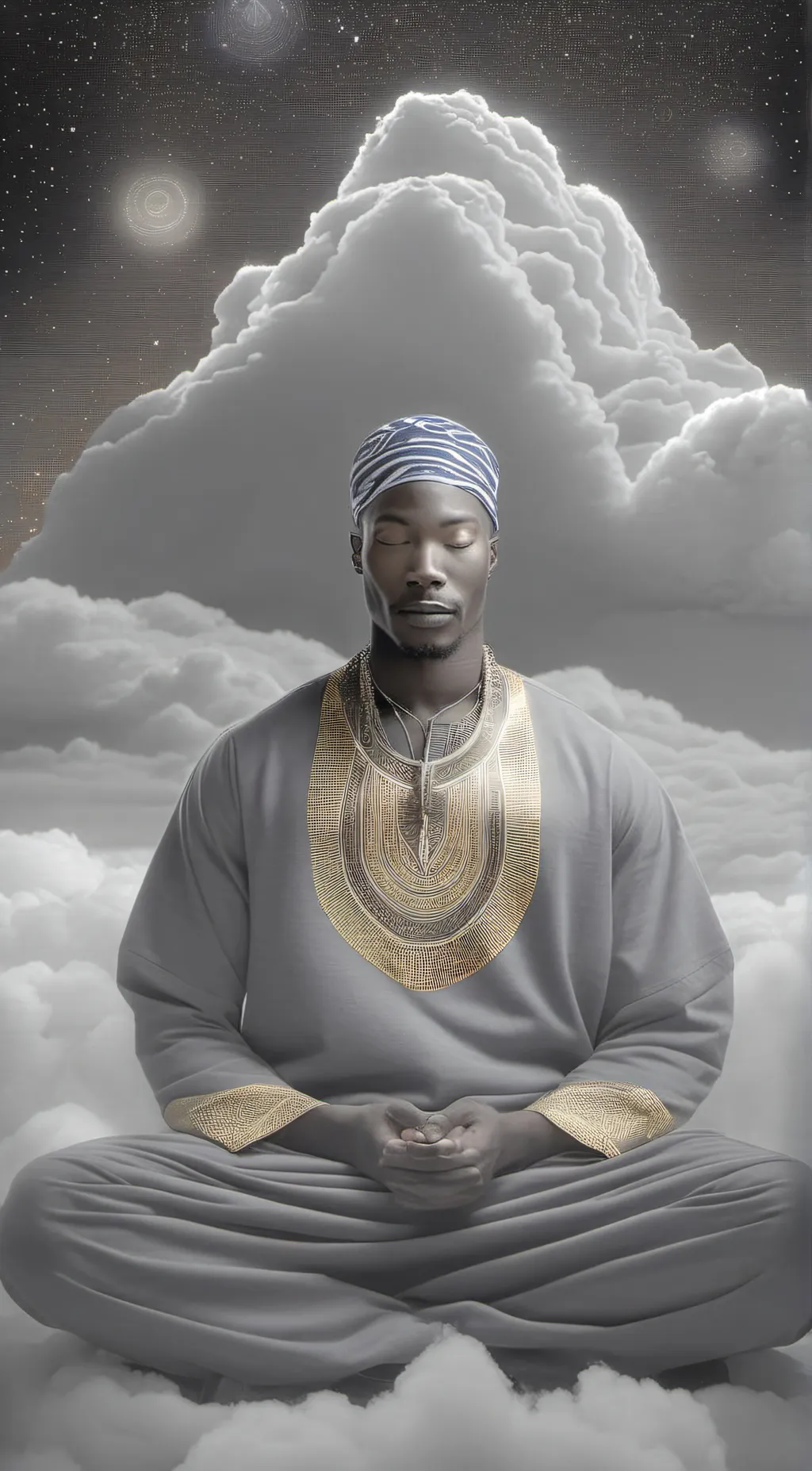 ai character: Obatalá background