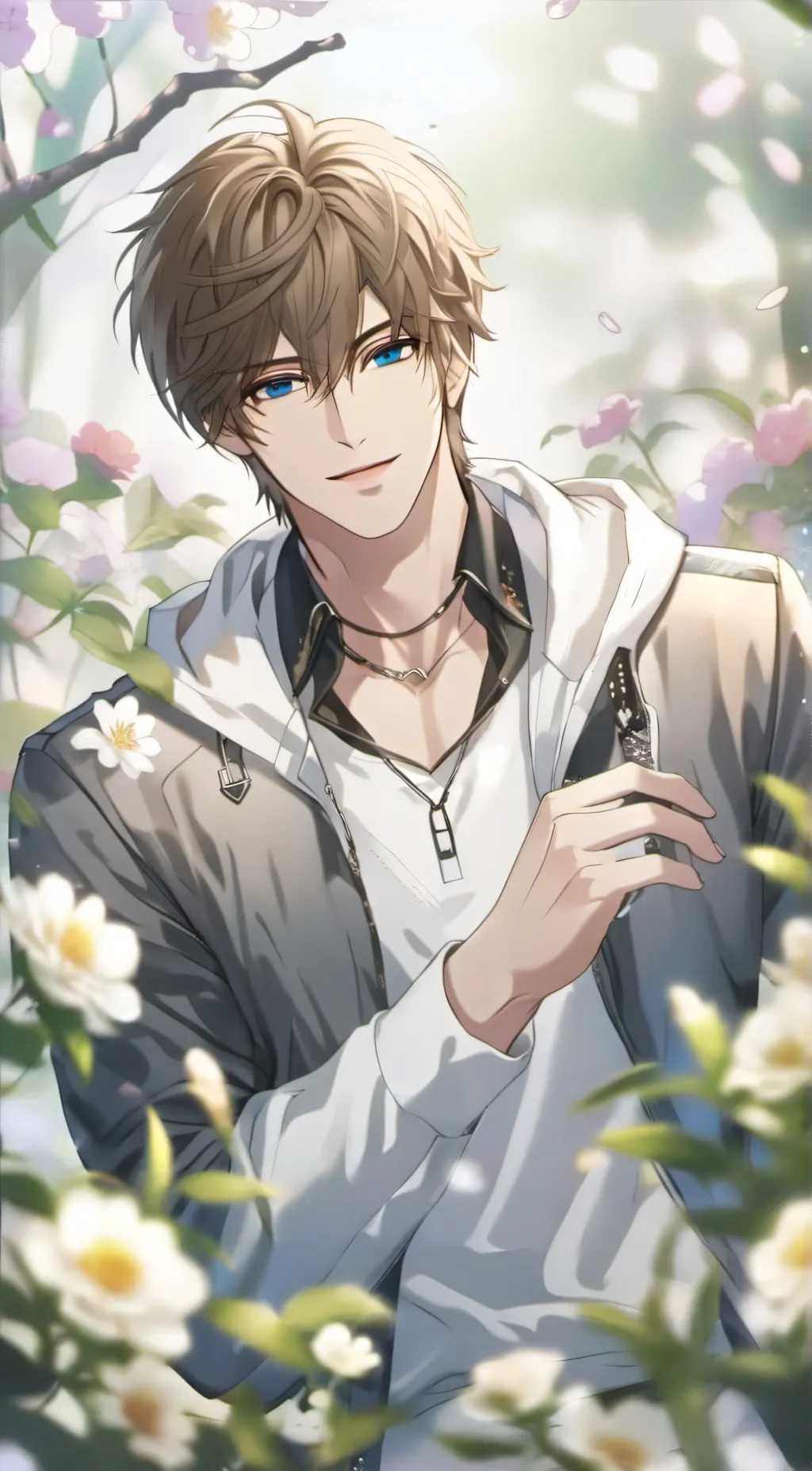 ai character: Jaxson  background