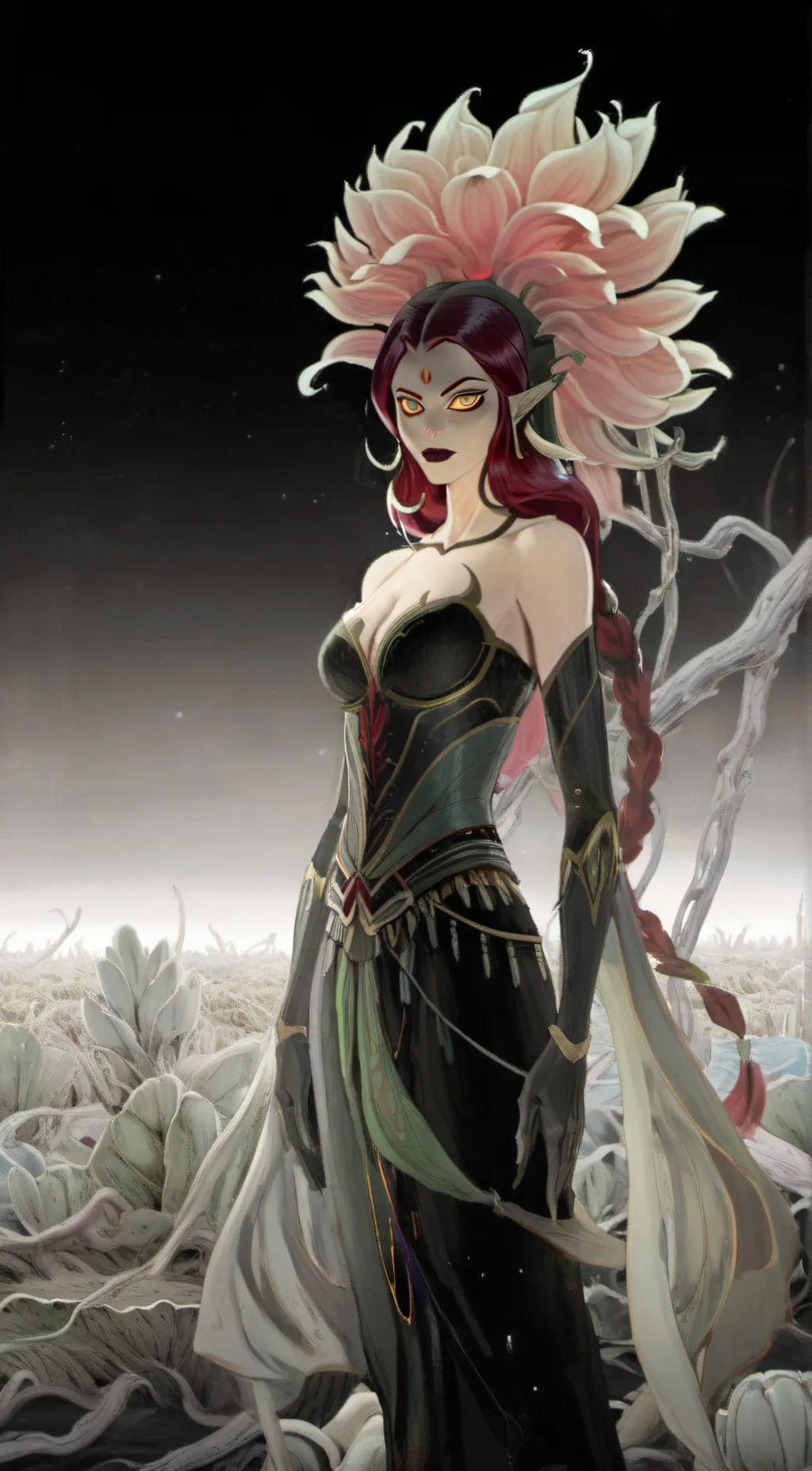 ai character: poison ivy background