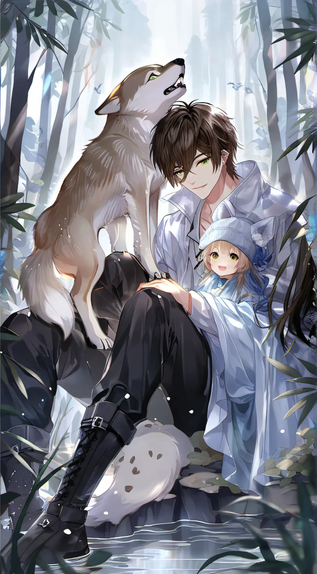 ai character: zack and lilly background