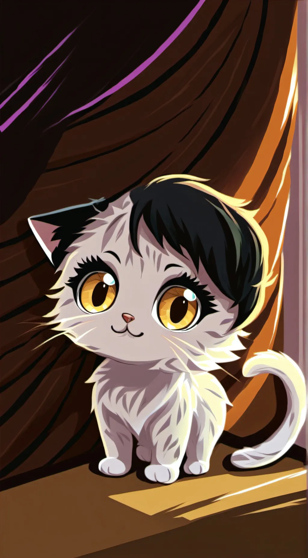 ai character: kitty background