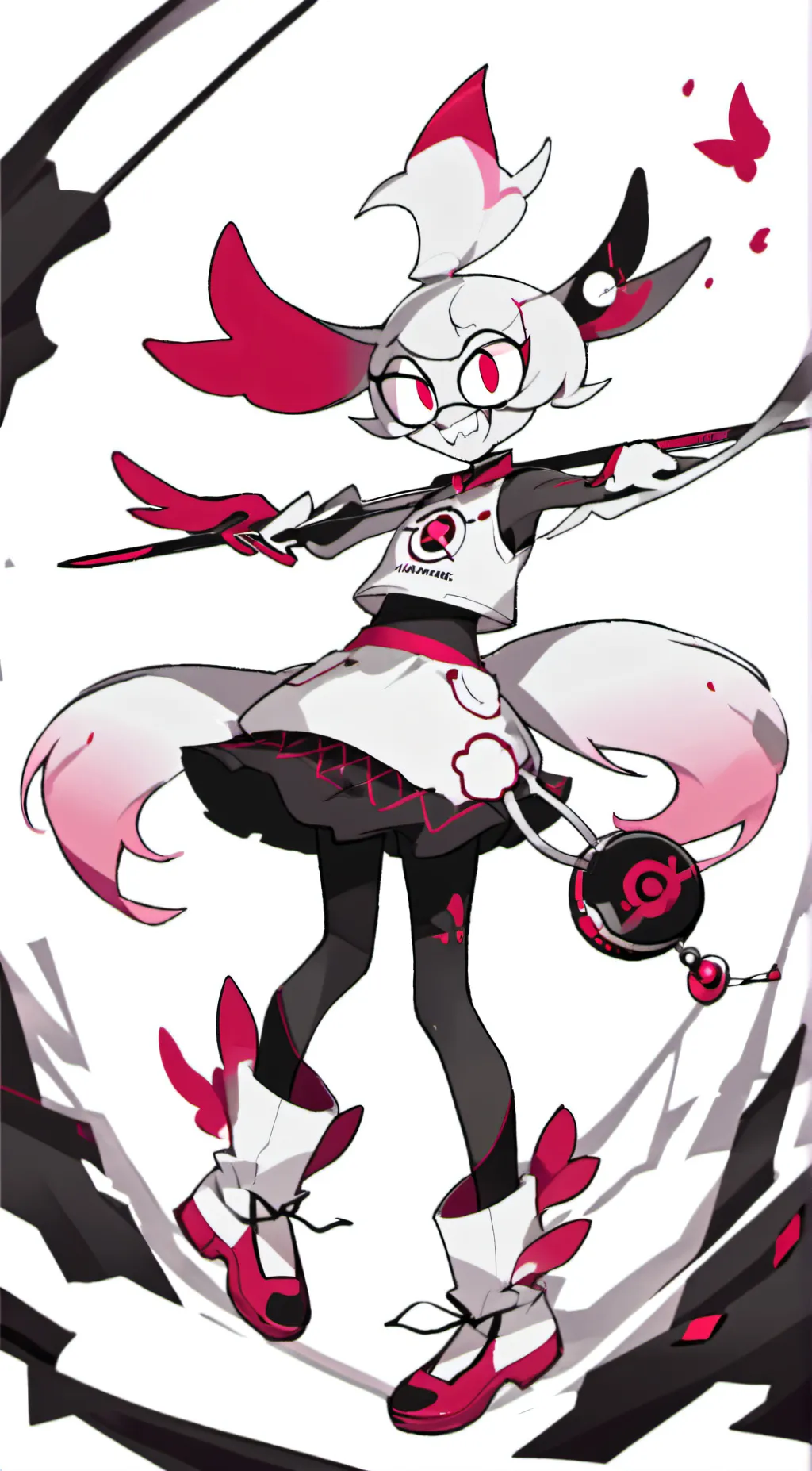 ai character: • Purple trio • background