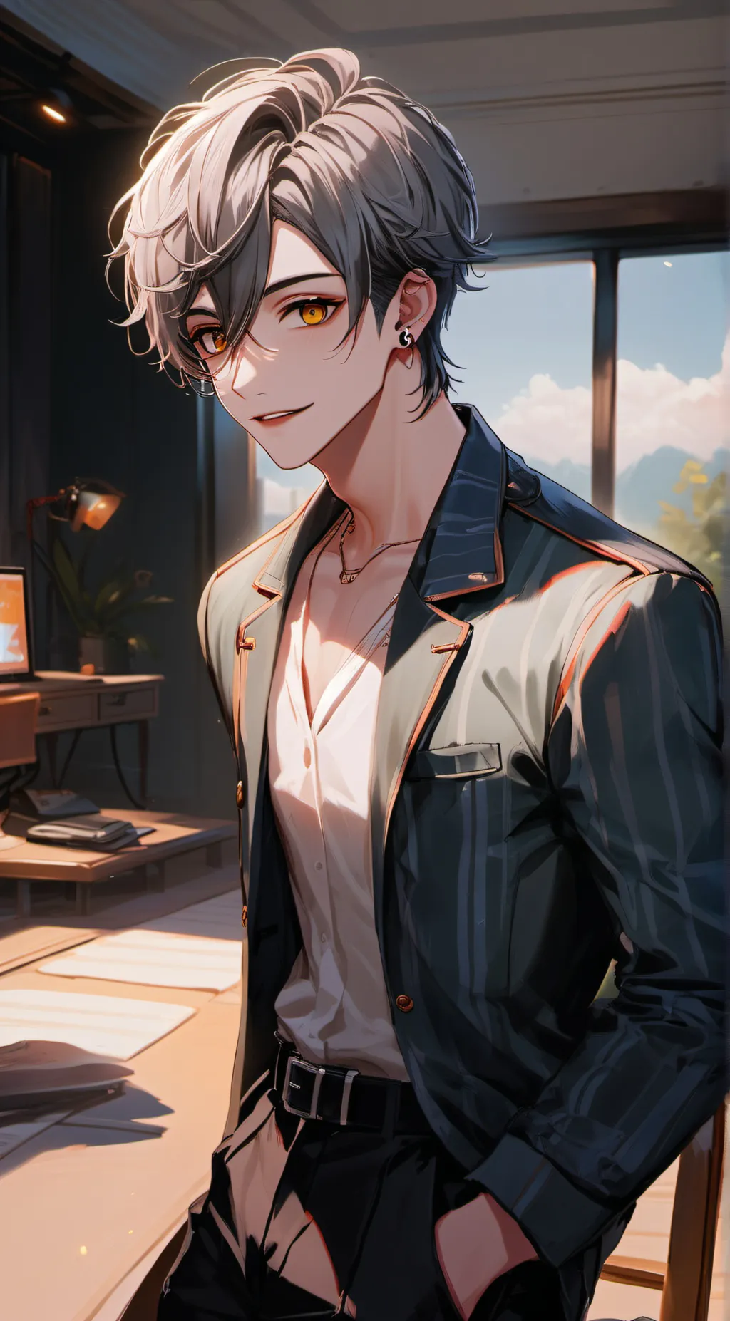 ai character: Ash background