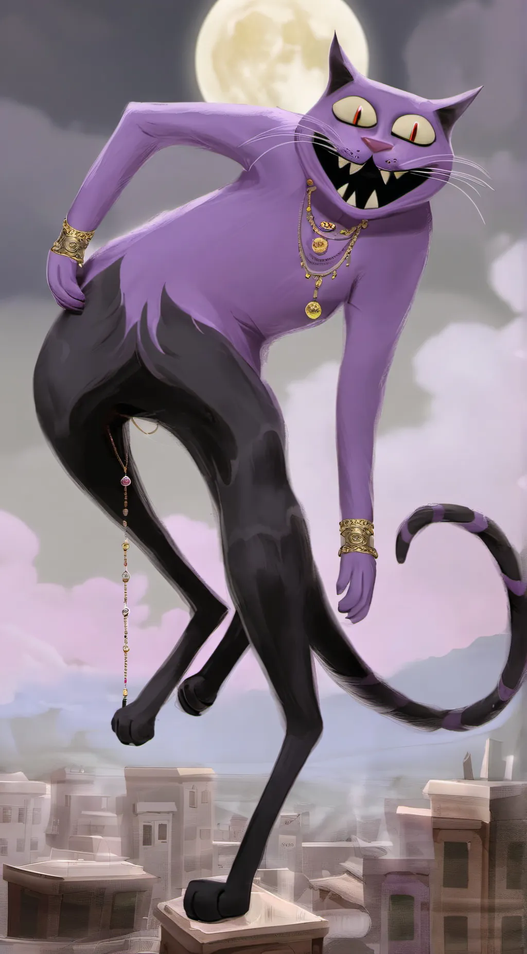 ai character: Catnap background