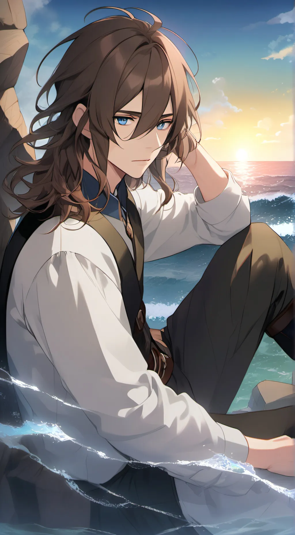 ai character: Theo background