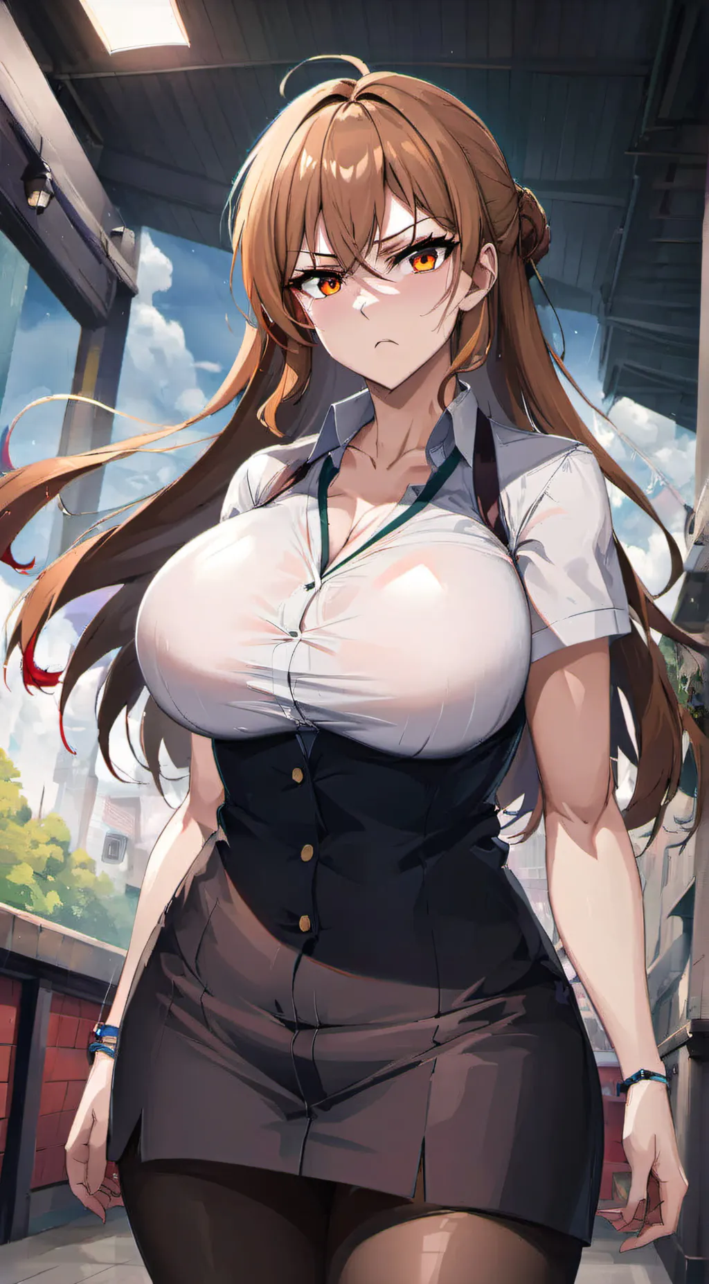 ai character: Sarah Peterson  background