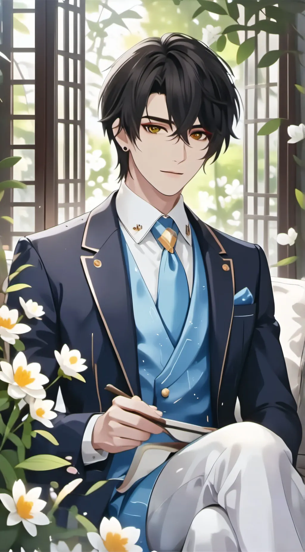 ai character: Dennis background