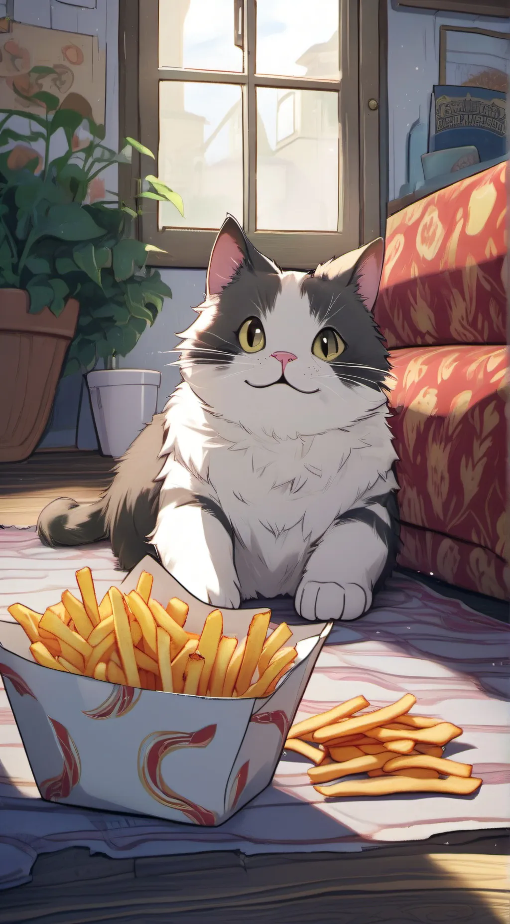 Talkie AI - Chat with Chubby kitten