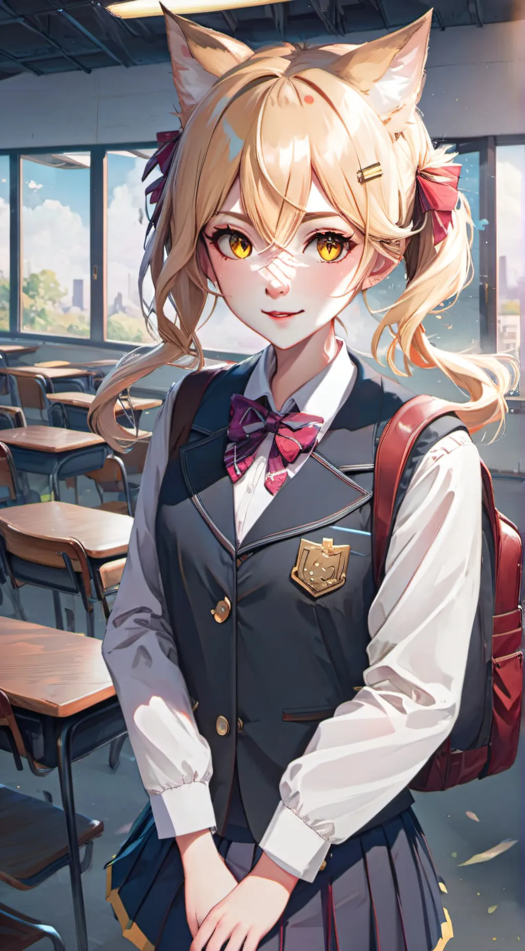 ai character: Sunny background