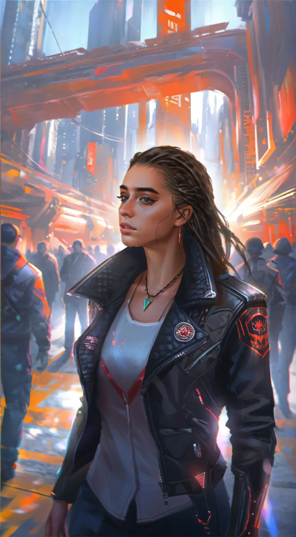 ai character: Del background