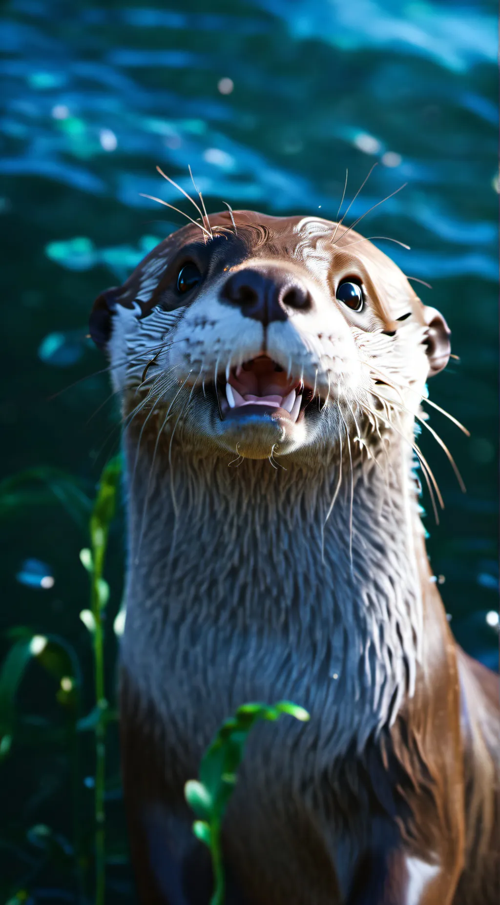 ai character: Otter  background