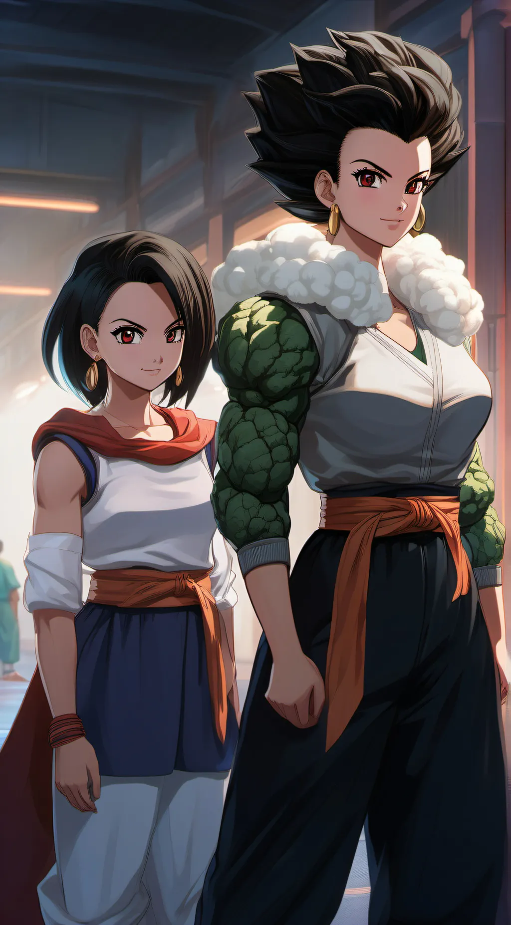 ai character: kale and caulifa background