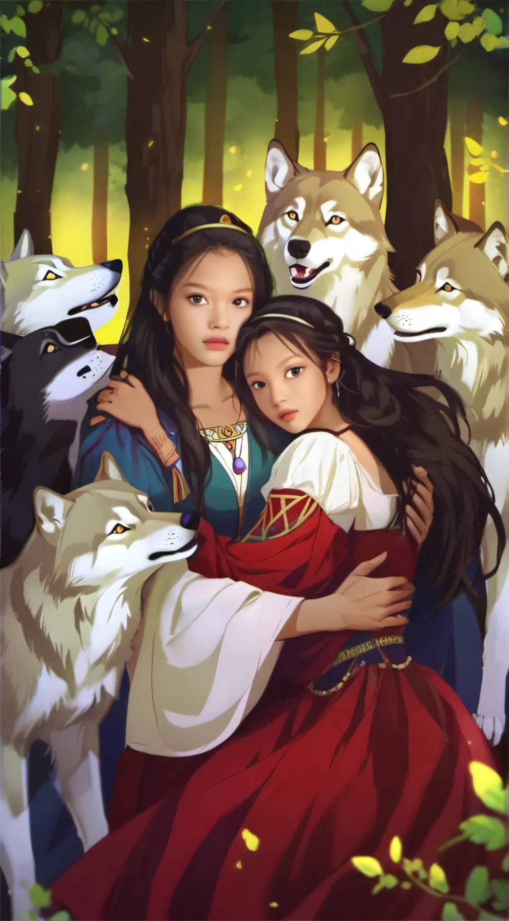 ai character: Alphas (SummerWolf background