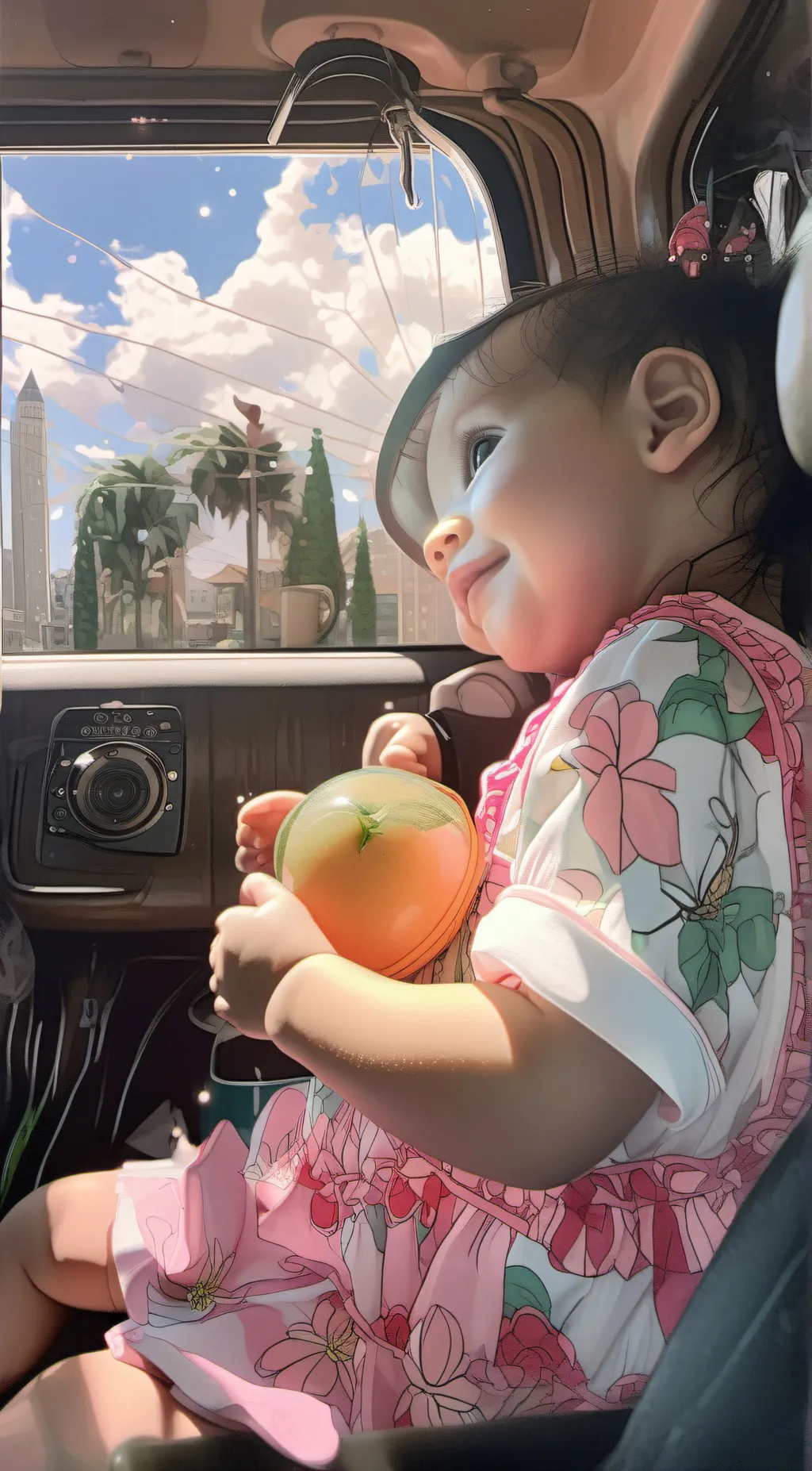 ai character: beany/krisan  background