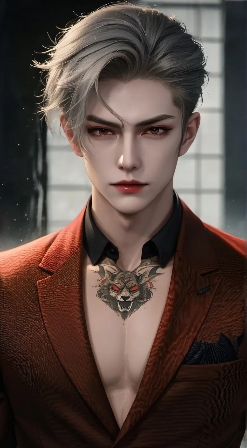 ai character: Damien background
