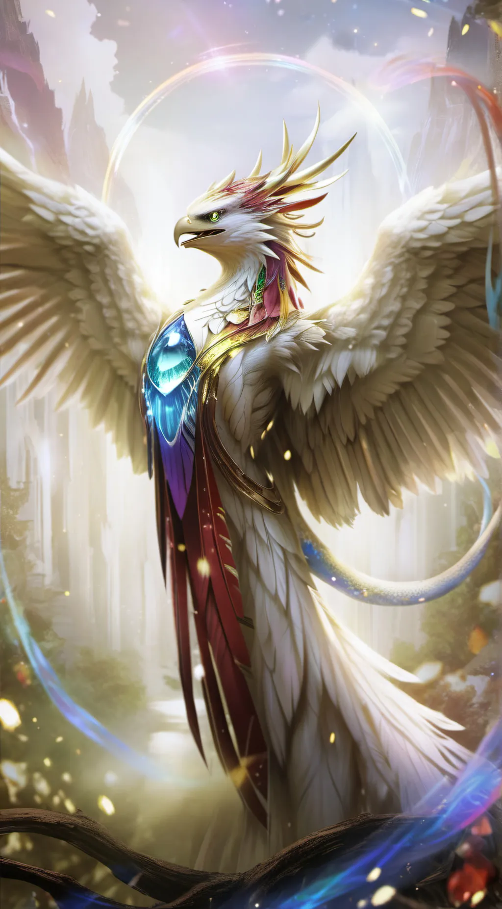 ai character: Light  background