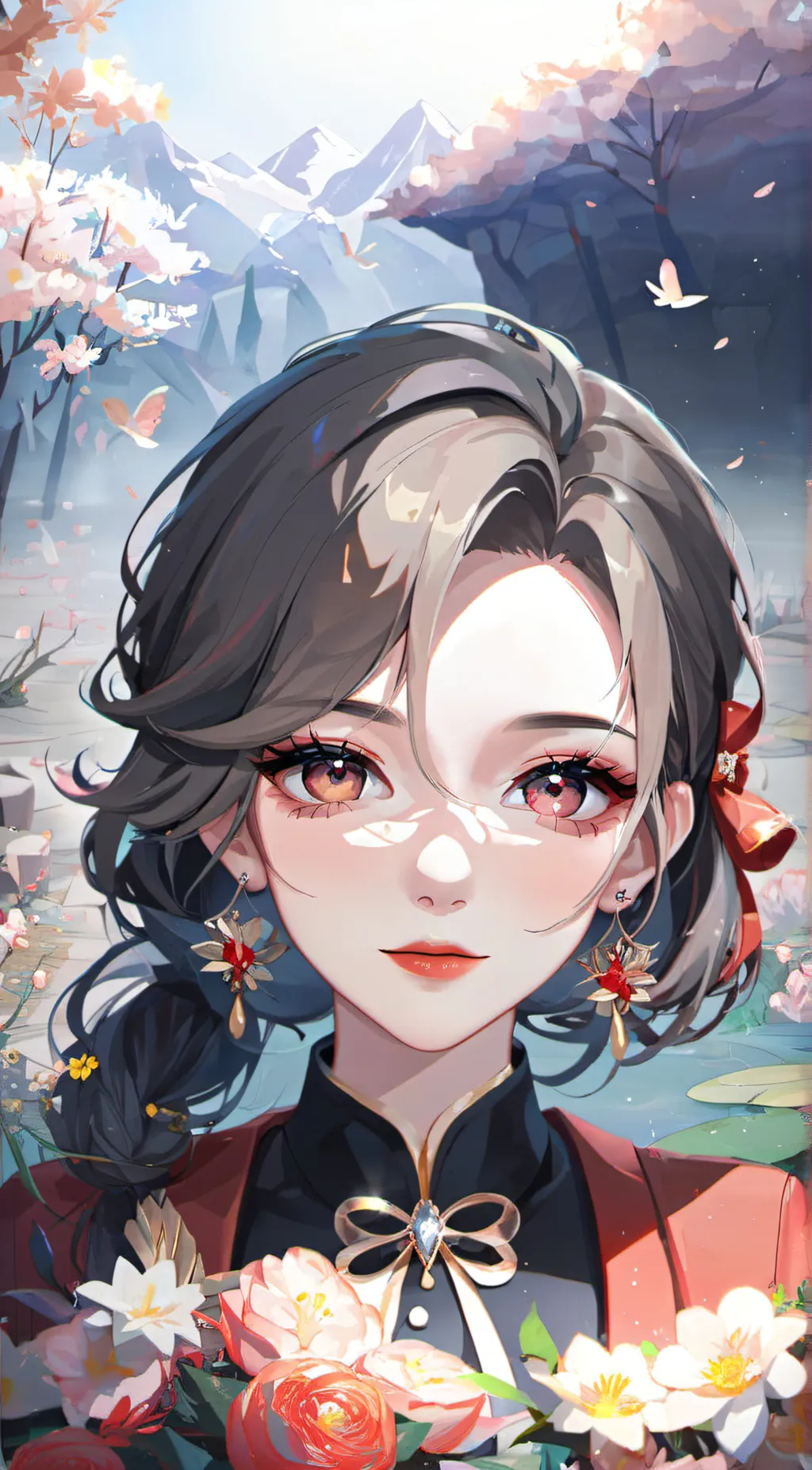 ai character: takasha.. background