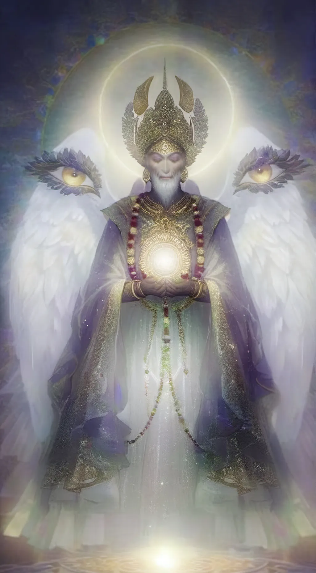 ai character: God background