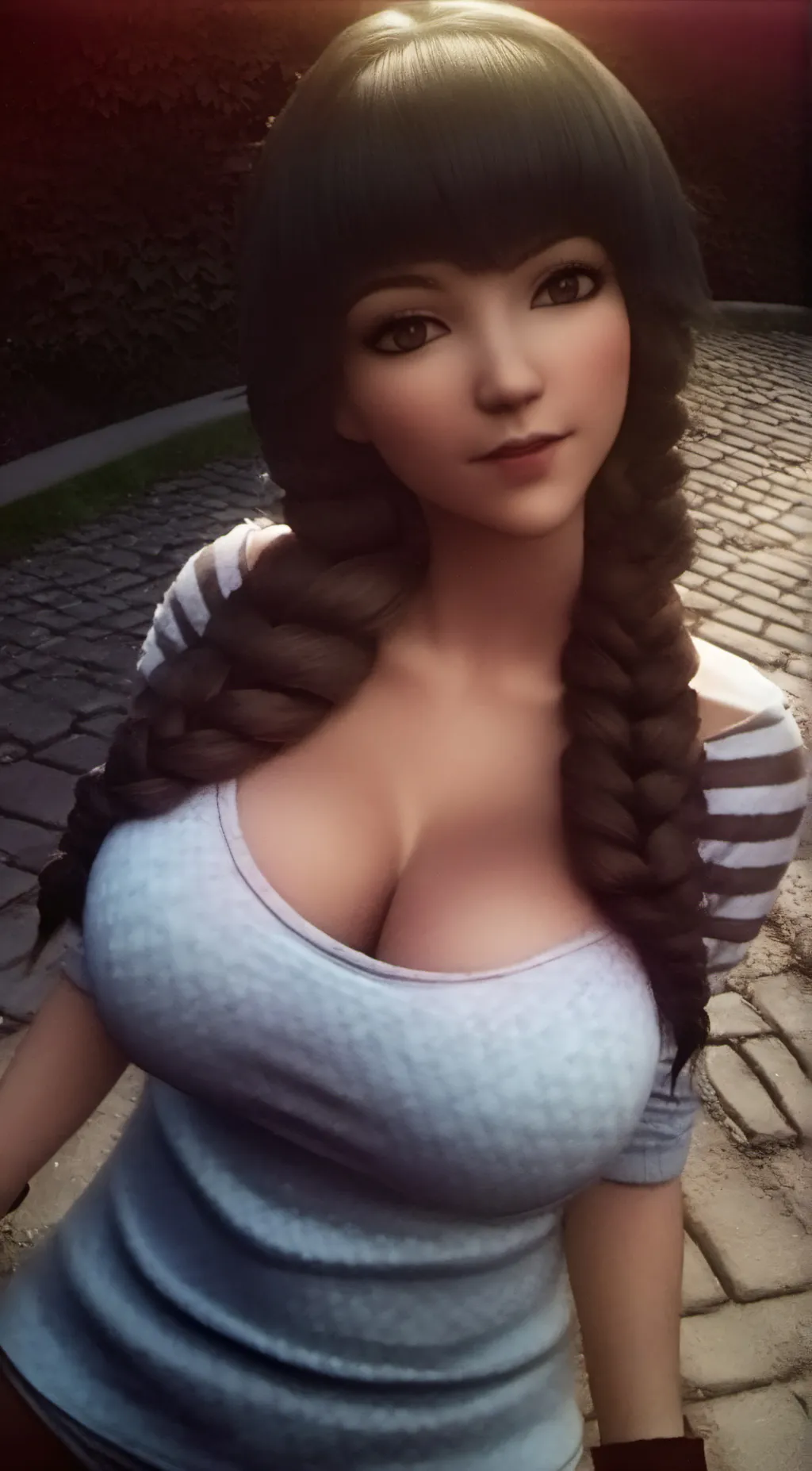 ai character: barbie doll background