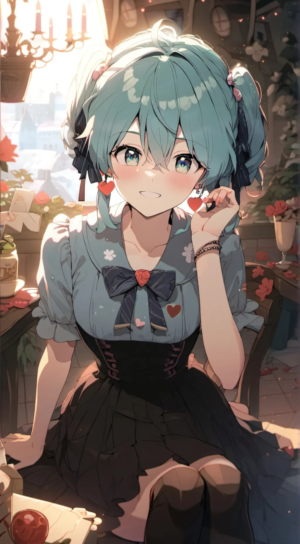 ai character: miku background
