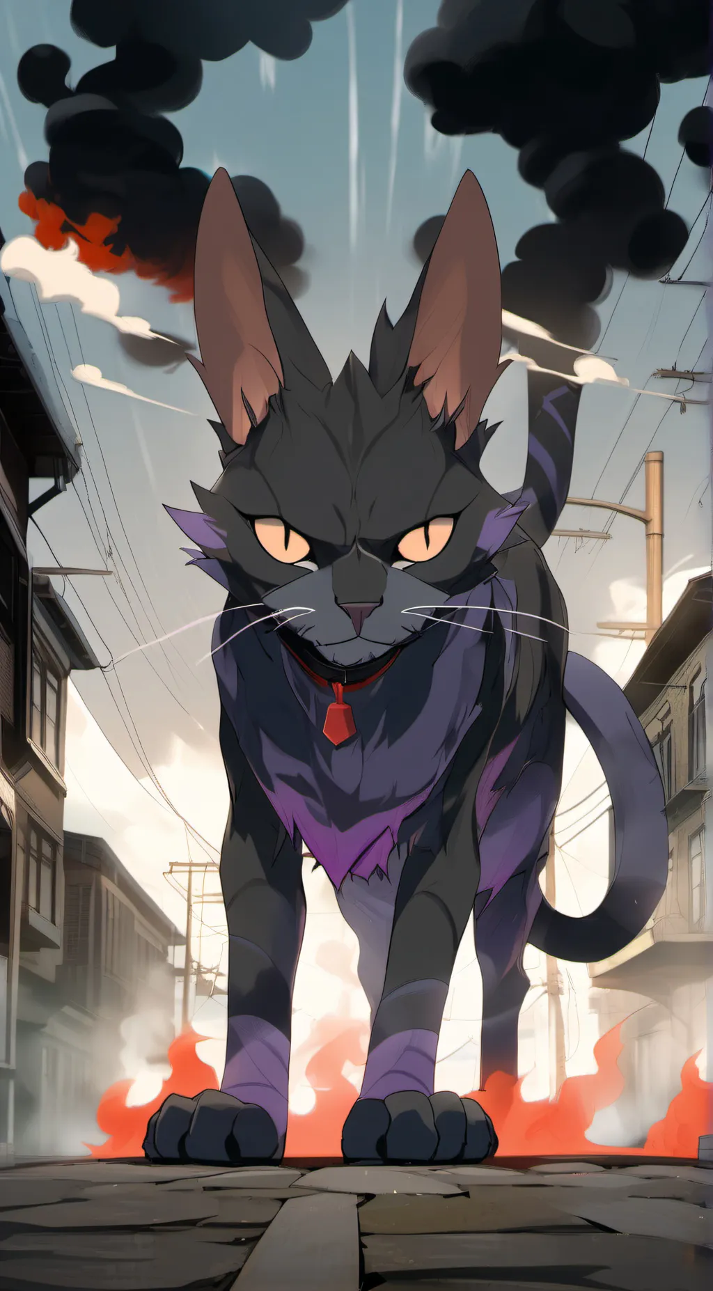 ai character: CatNap background