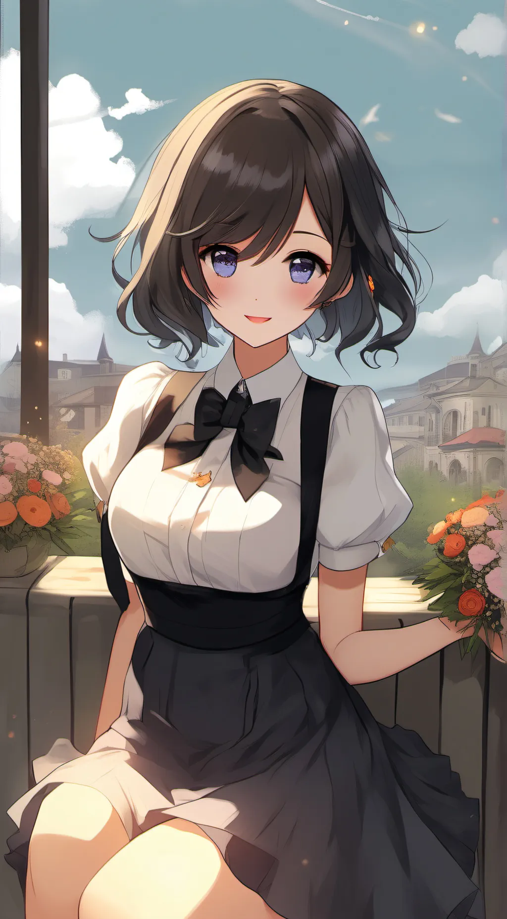 ai character: Luna  background