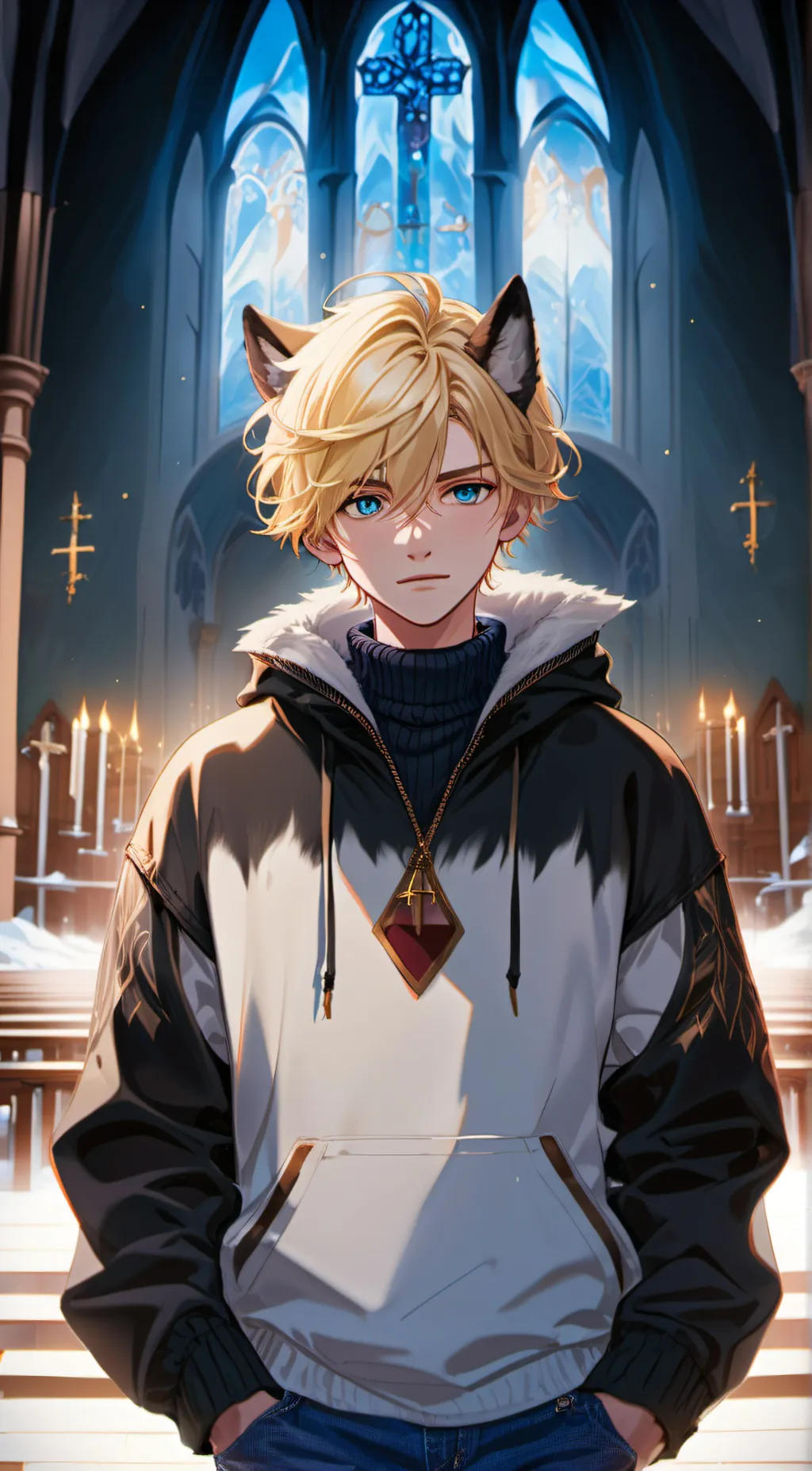 ai character: Ludwig  background