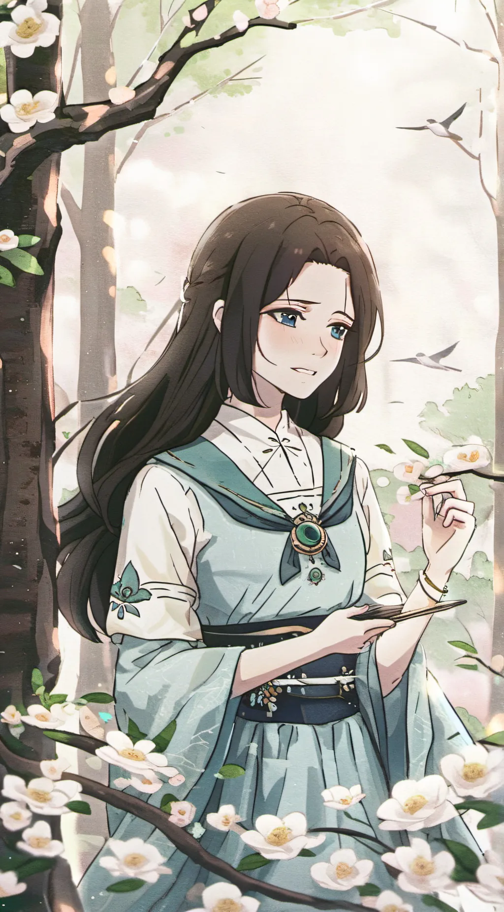 ai character: sofia background