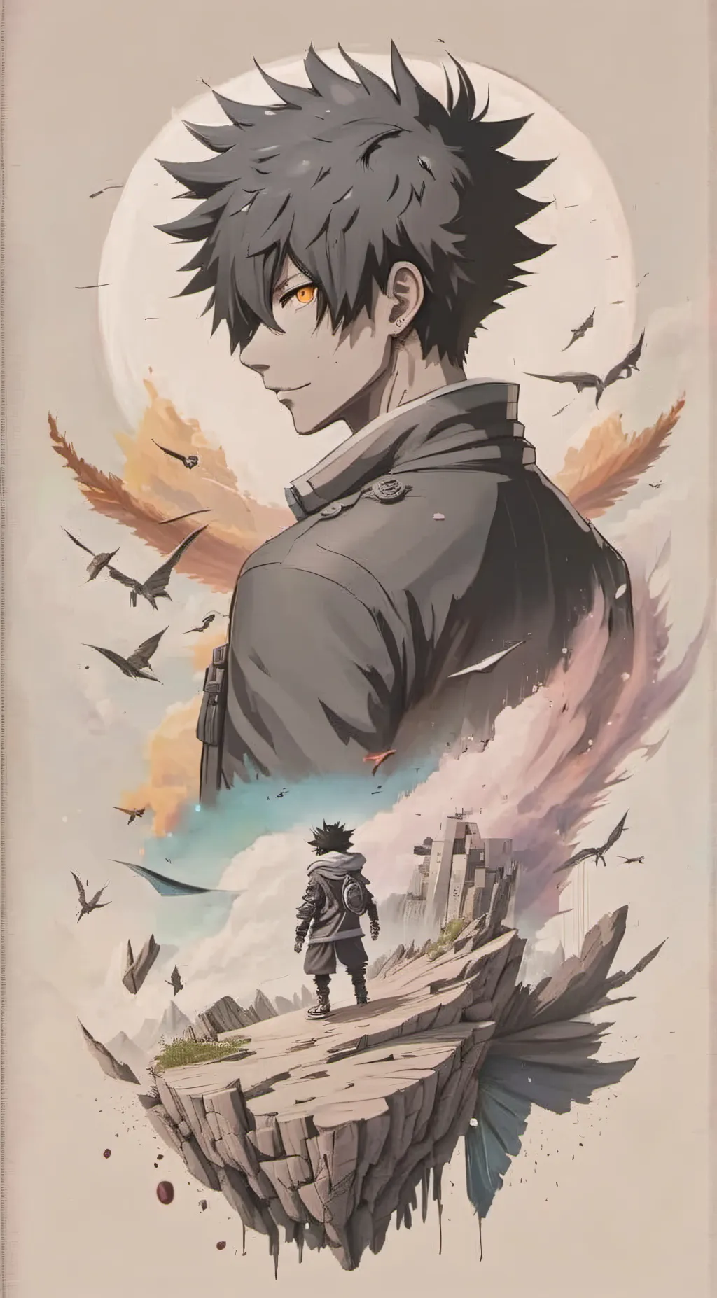 ai character: Dabi background