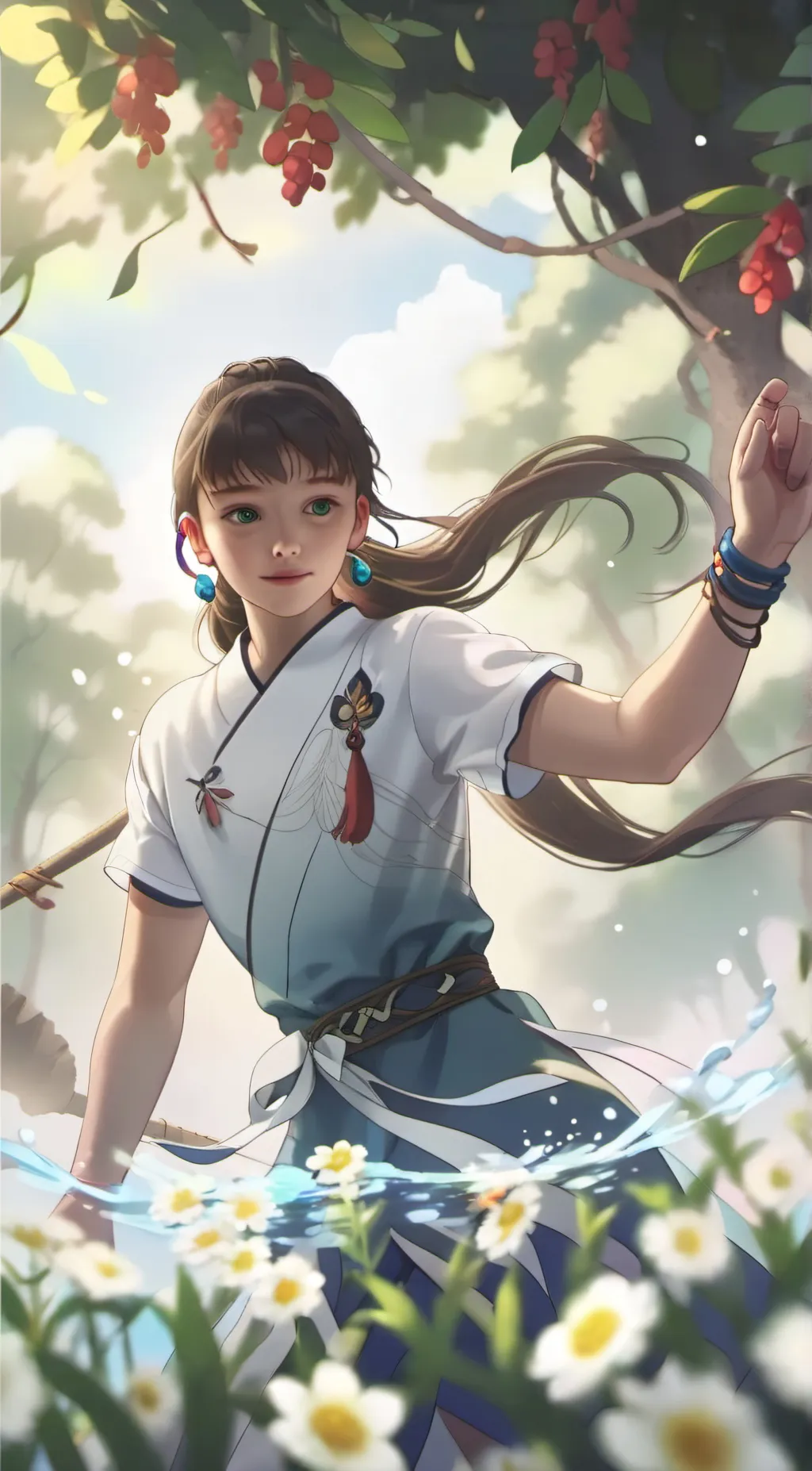 ai character: sarah background