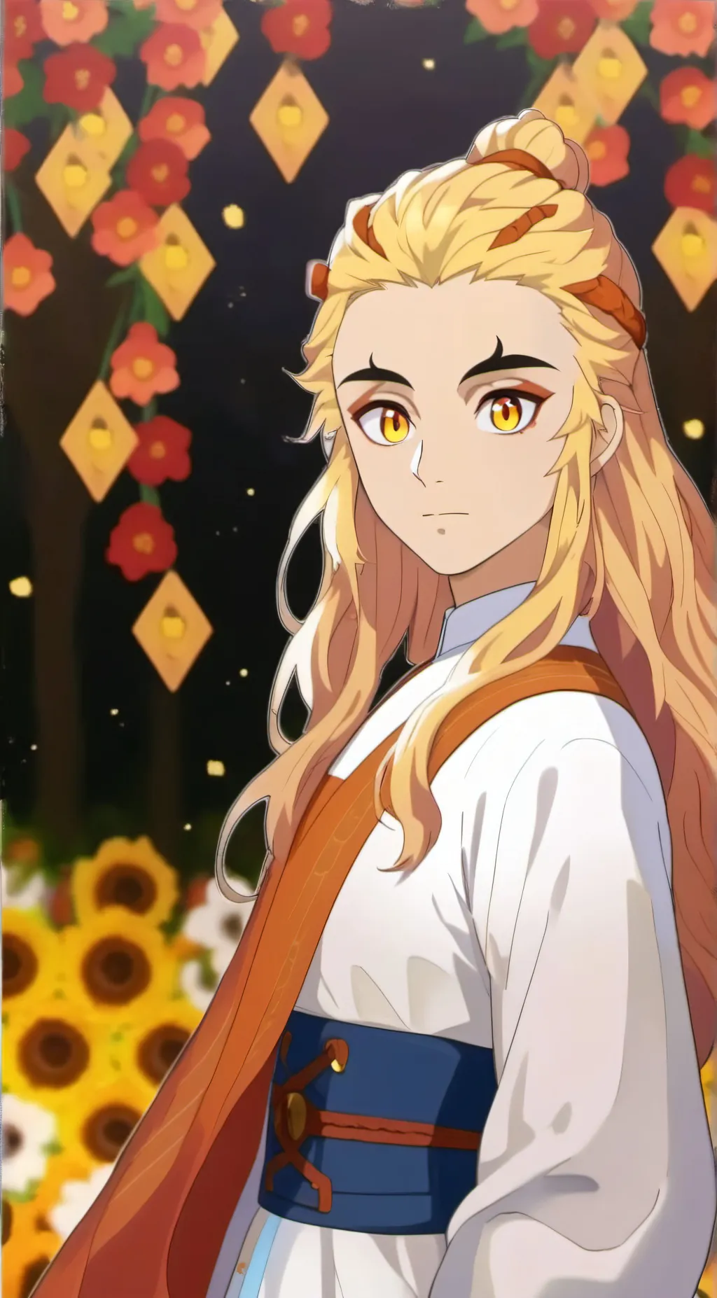 ai character: Rengoku  background