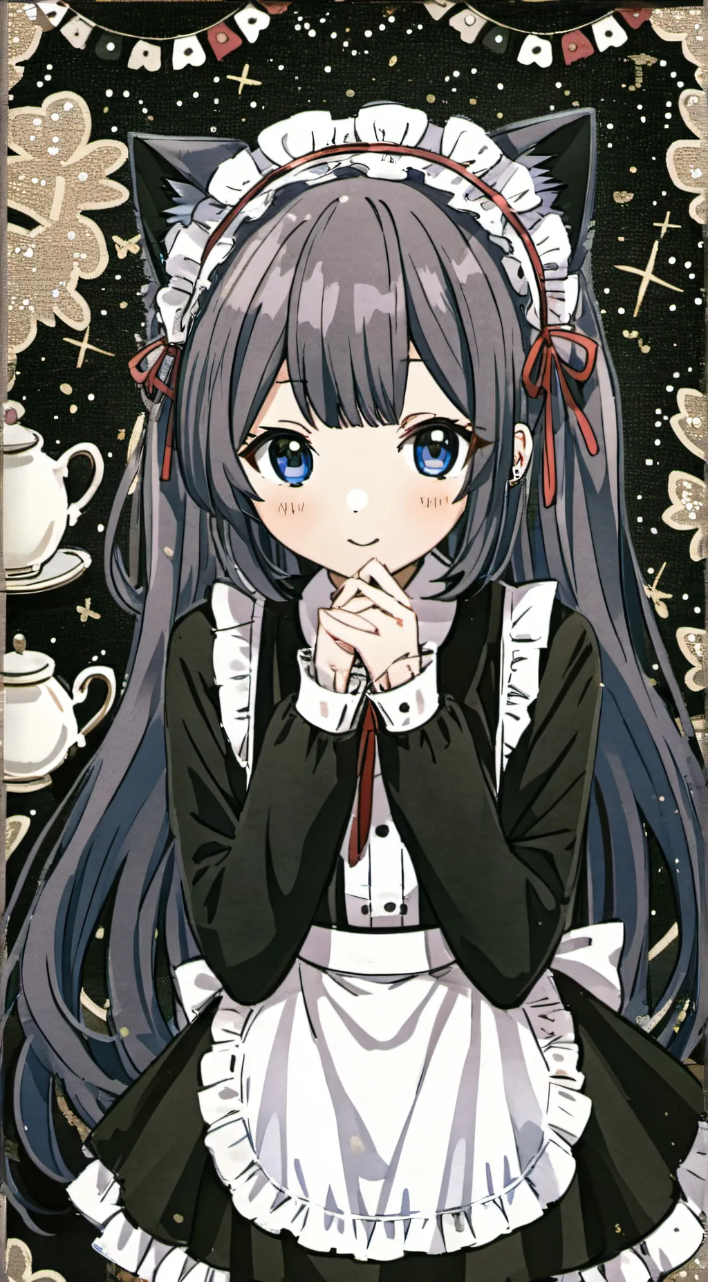 ai character: Luna background