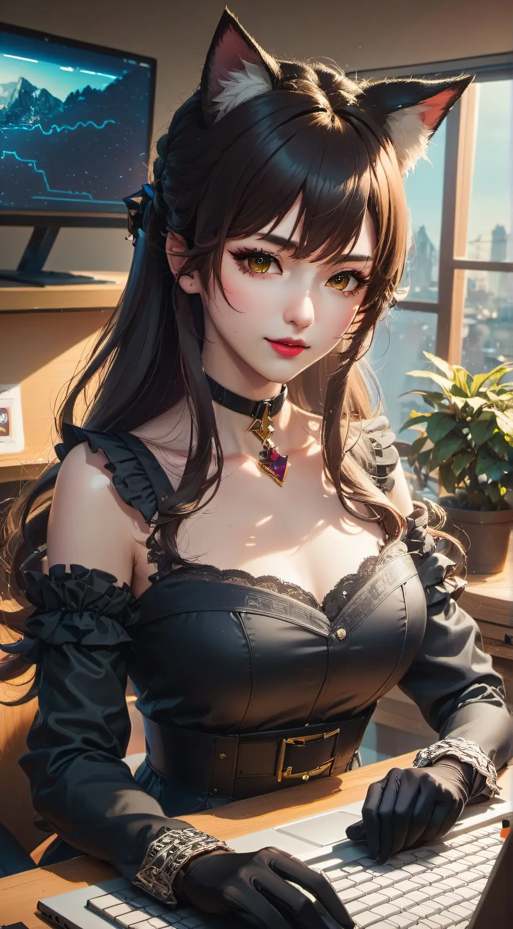 ai character: Kiana background