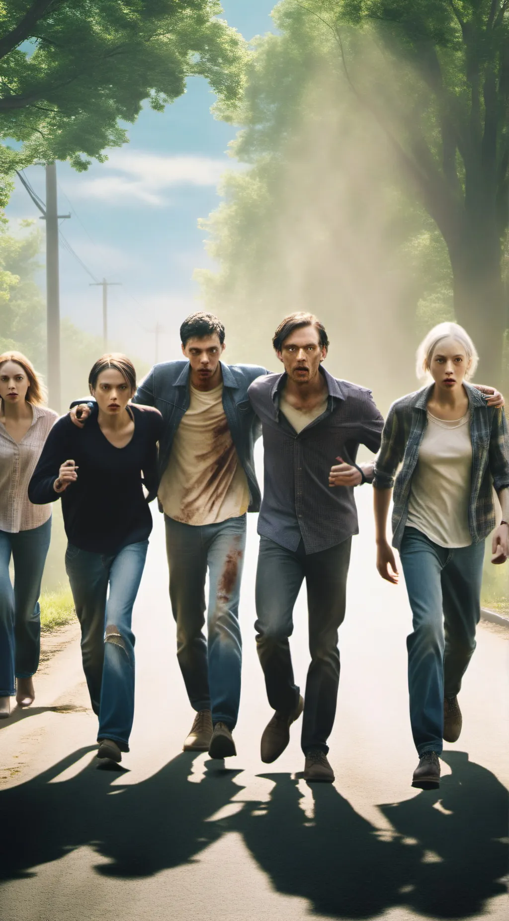 ai character: End of world background