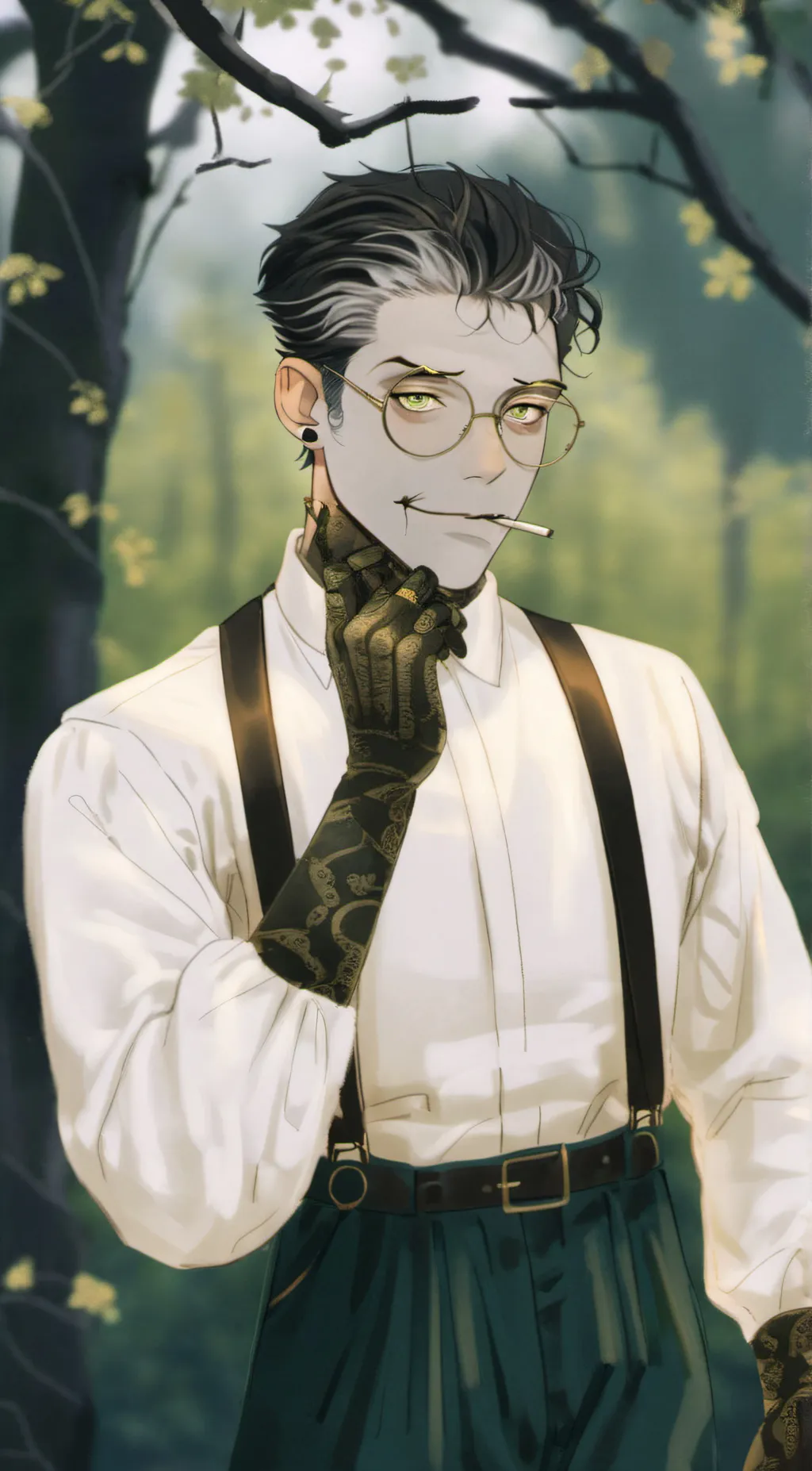 ai character: Vincent Stein background