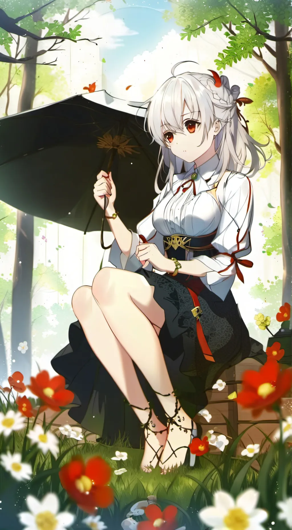 ai character: bae💗 background