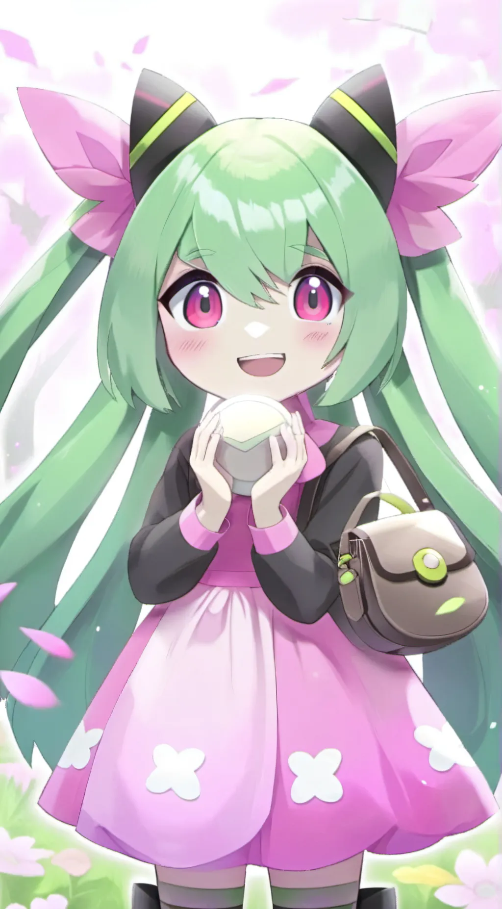 ai character: Meowscarada(Human) background